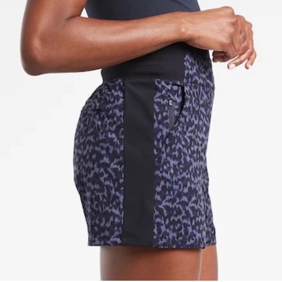 Athleta women’s navy color comfy shorts - Picture 4 of 14